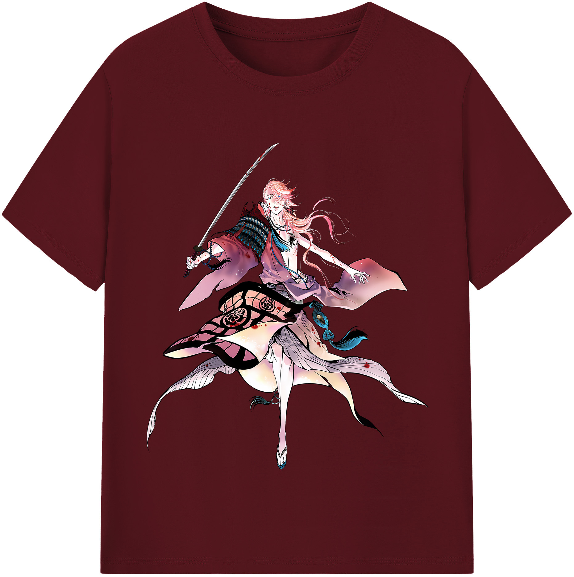 （画像用） 刀剣乱舞 Touken Ranbu 綿100％半袖Tシャツ（フロントプリント）